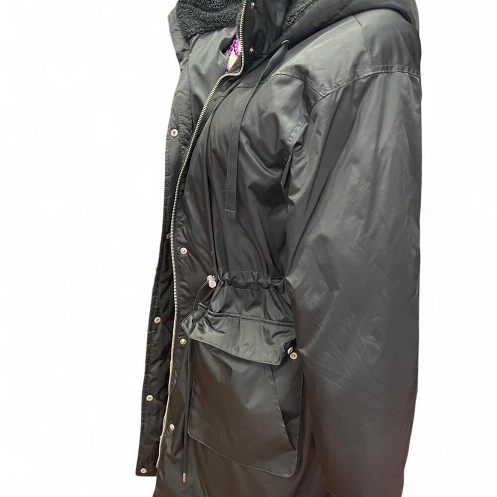 Universal Thread Black Rain Jacket - image 2
